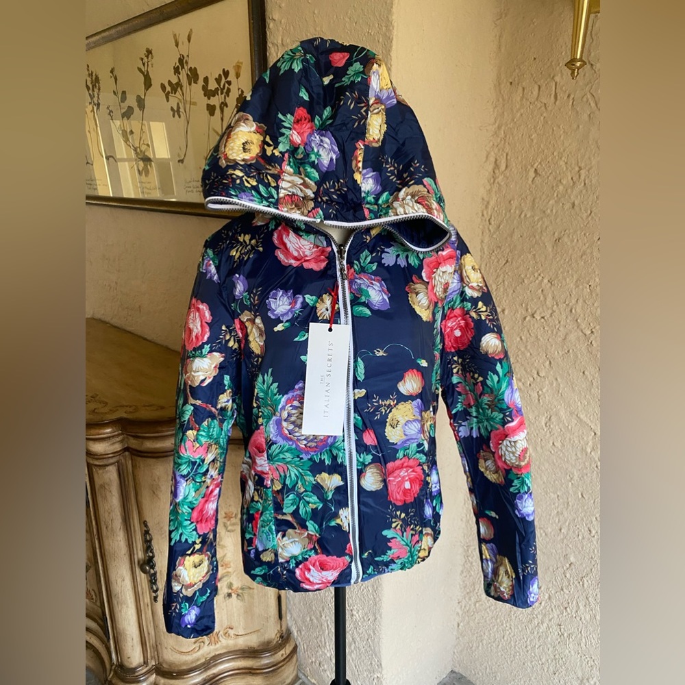 Floral reversible jacket